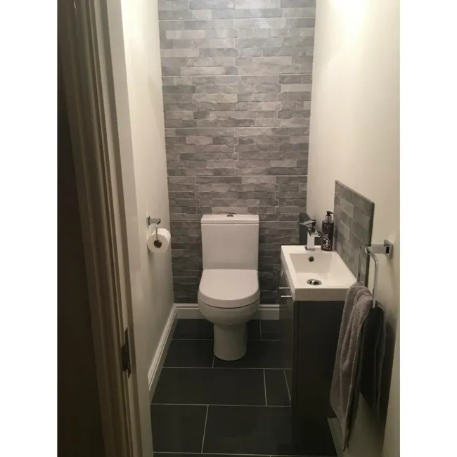 Ribera Grey Slate Effect Wall Tiles 