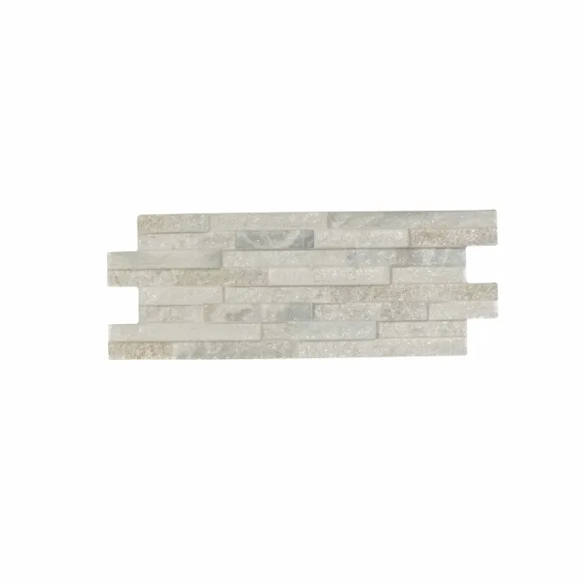 Rio White Split Face Effect Italian Porcelain Wall Tile
