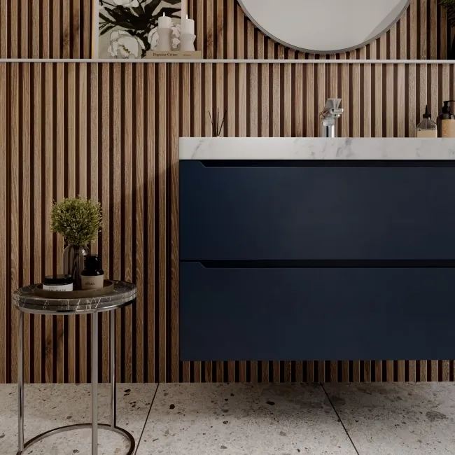 Dakaris Nut Slatted Wood Effect Matt Porcelain Tile