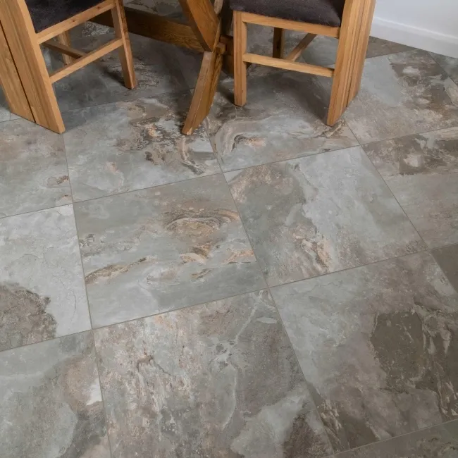 Slate Way Grey Matt Porcelain Floor Tile