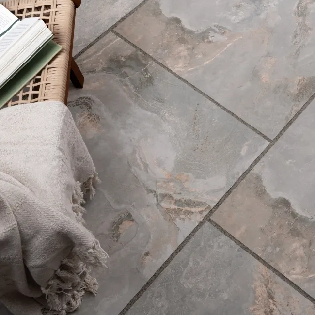 Slate Way Grey Matt Porcelain Outdoor Slab