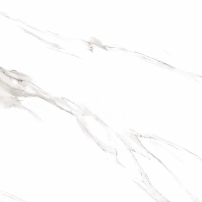 Statuario White Marble Effect Matt Floor Tile