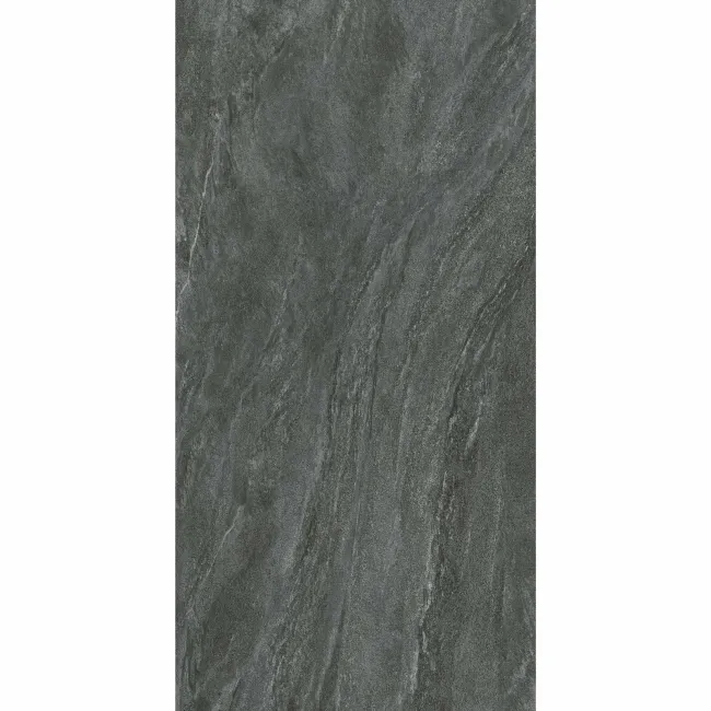 Teide Dark Grey Stone Effect Anti Slip Matt Porcelain Tile