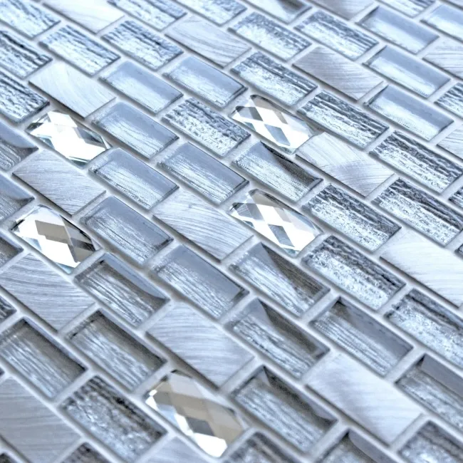 Grace Silver Glass Mosaic 288x306