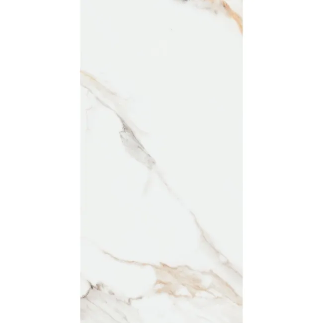 Lumiere Golden Grey Marble Effect Large Matt Vitrified Ceramic Tile