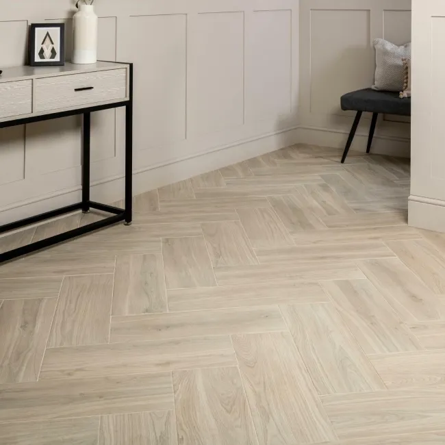 Timber Greige Wood Effect Matt Porcelain Floor Tile