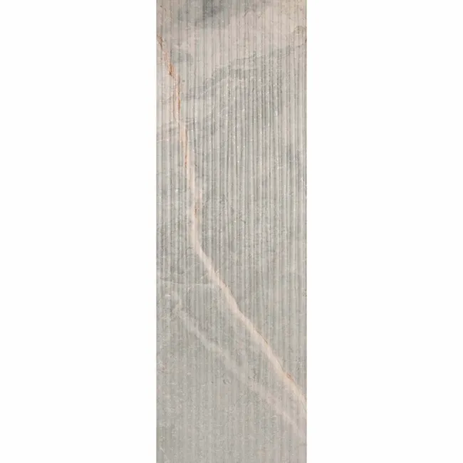 Tuscan Greige Embossed Decor Stone Effect Matt Ceramic Wall Tile