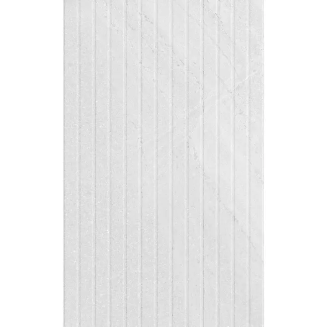 Urbano White Decor Stone Effect Matt Ceramic Wall Tile