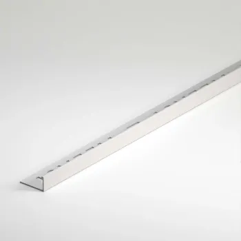 12mm White Square Edge Plastic Trim