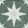 Supernova Star Green Patterned Matt Vitrified Ceramic Floor Tile