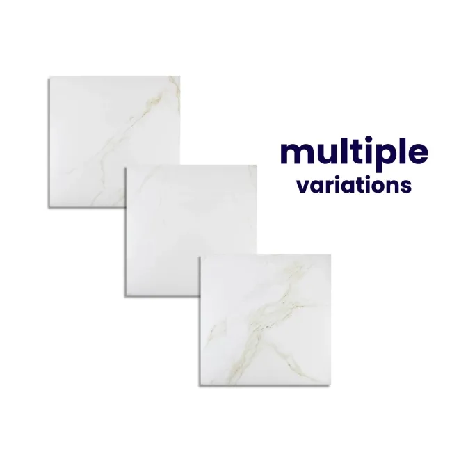 Carrara Gold Matt Marble Effect Porcelain Floor Tile