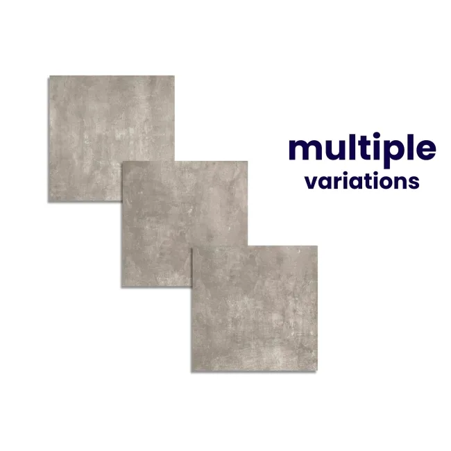 Porto Grey Concrete Effect Matt Porcelain Outdoor Slab Tile