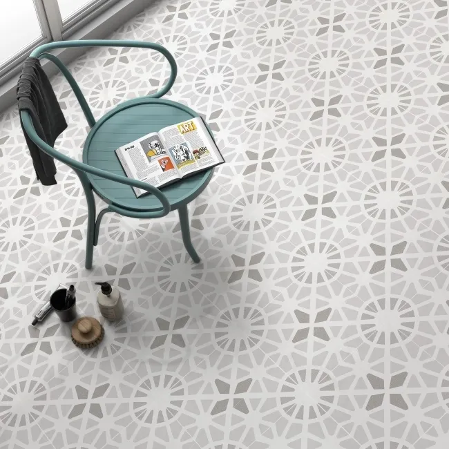 Adele Cloud Grey Floor Tile