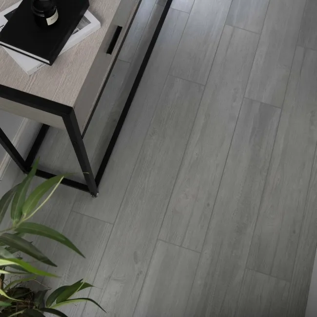 Copenhagen Snow Rectified Matt Wood Effect Porcelain Floor Tile