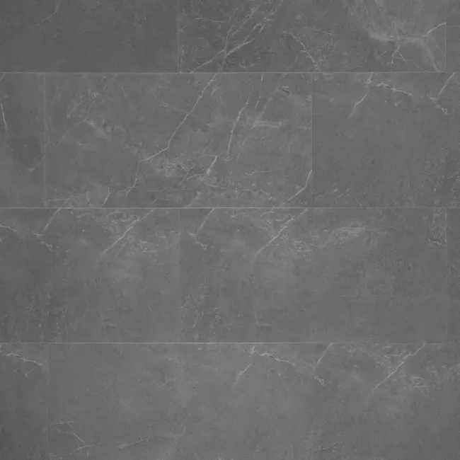 Galicia Anthracite Marble Tile Luxury Click Vinyl Flooring 5mm