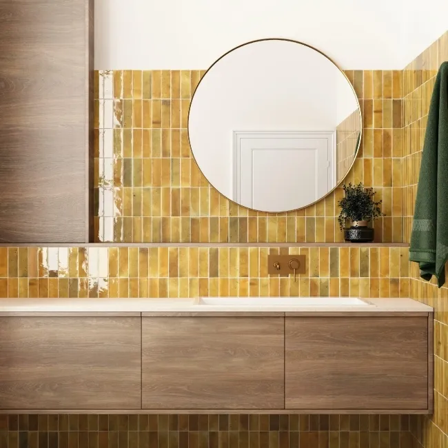 Luma Caramel Gloss Ceramic Wall Tile