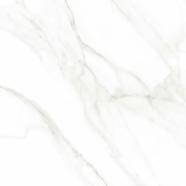 Lumiere White Marble Effect Large Polished Porcelain Tile
