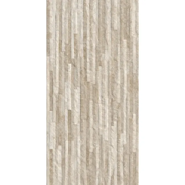 Premiere Beige Split Face Effect Matt Ceramic Wall Tile