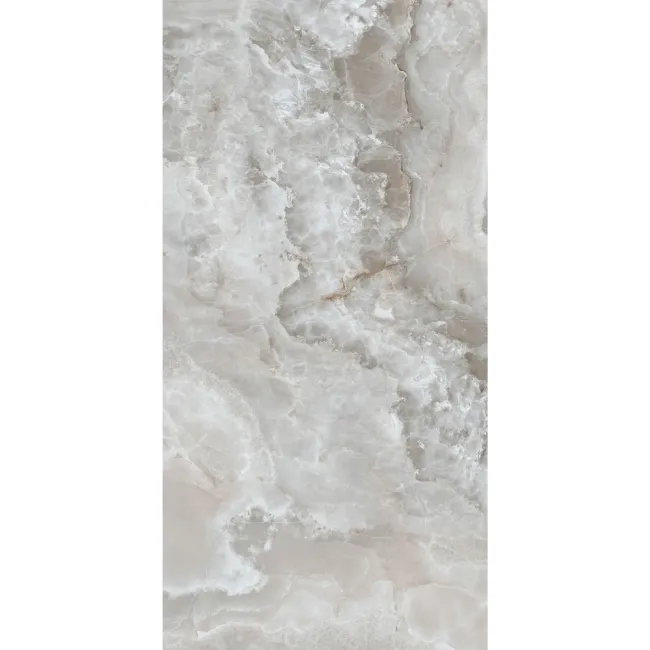 Scarlet Grey Onyx Marble Effect Polished Porcelain Tile