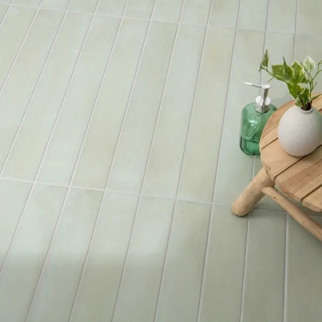 Stonella Green Stone Effect Matt Porcelain Wall and Floor Tile