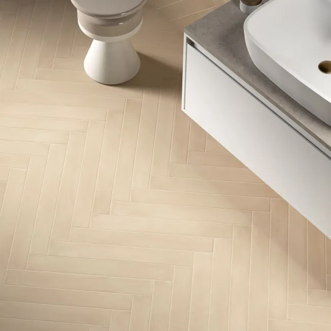 Stonella Beige Stone Effect Matt Porcelain Wall and Floor Tile