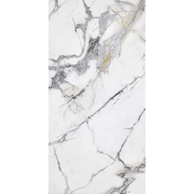 The Room White Invisible Marble Polished Porcelain Wall and Floor Tiles