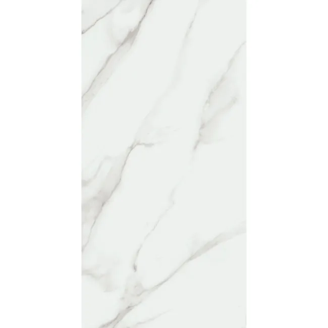 Lumiere White Marble Effect Large Matt Vitrified Ceramic Tile