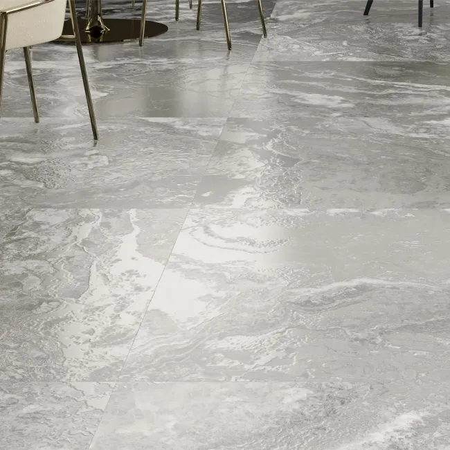 Volcanic Grey Marble Effect Matt Porcelain Tile