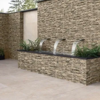 Ruy Stone Beige Drywall Effect Ceramic Wall Cladding Tile