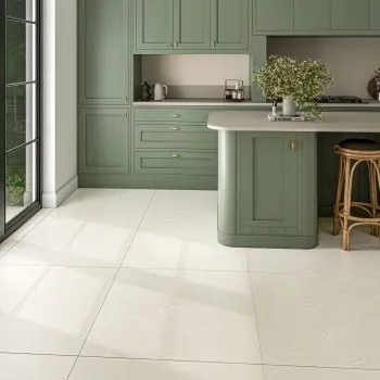 Tulum White Stone Effect Structured Matt Porcelain Tile