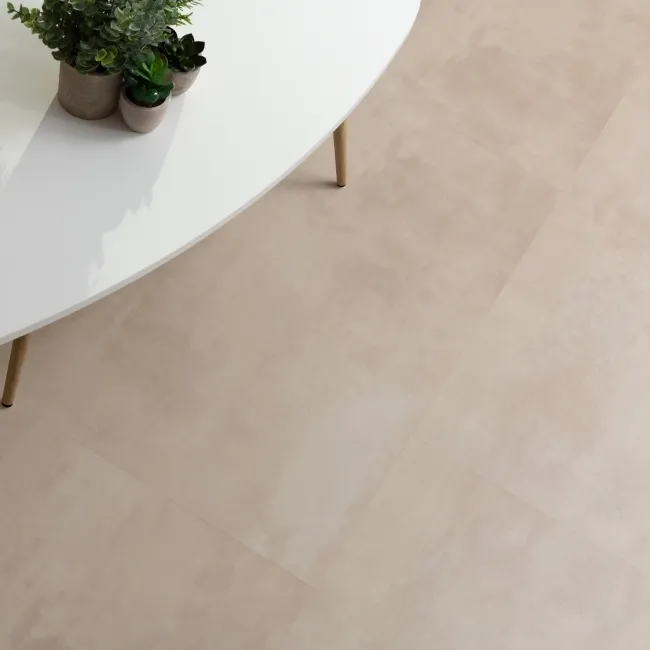 Antalya Beige Stone Tile Luxury Click Vinyl Flooring 6mm