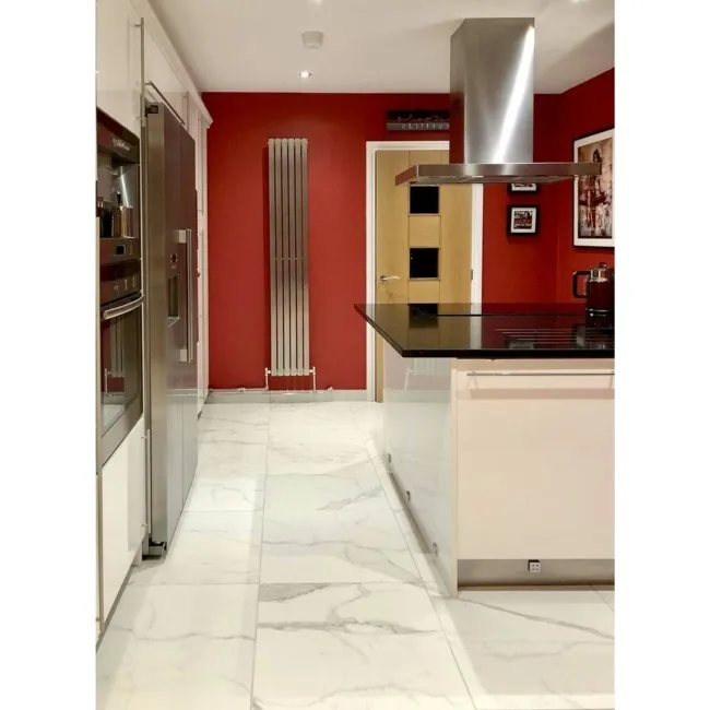 Carrara White Matt Marble Porcelain Floor Tile