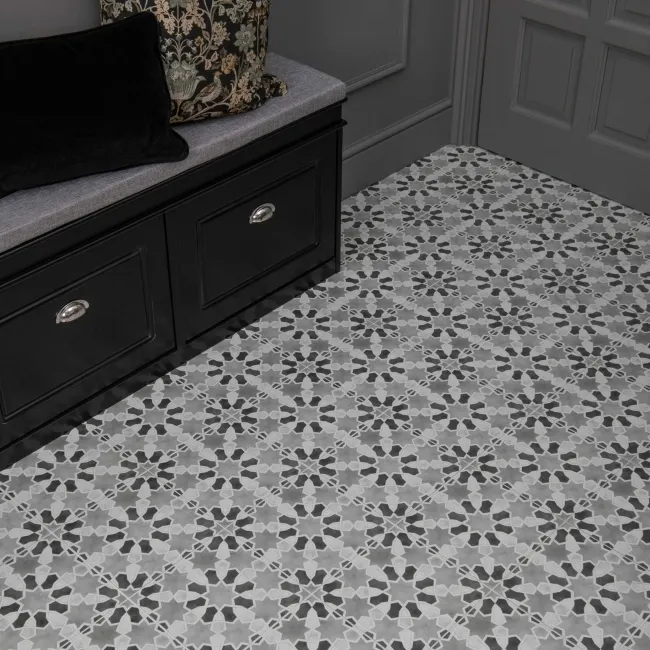 Agadir Grey Pattern Matt Ceramic Floor Tile
