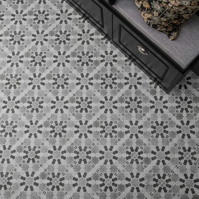 Agadir Grey Pattern Matt Ceramic Floor Tile