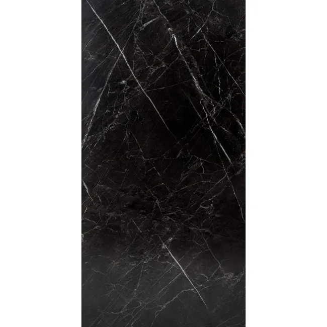 Marble Deluxe Black Grouted Tile Effect Luxury Click Vinyl Flooring 5.5mm