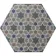 Andalucia Hexagon Patterned Porcelain Wall And Floor Tiles