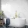 Carrara White Marble Effect Gloss Ceramic Wall Tile