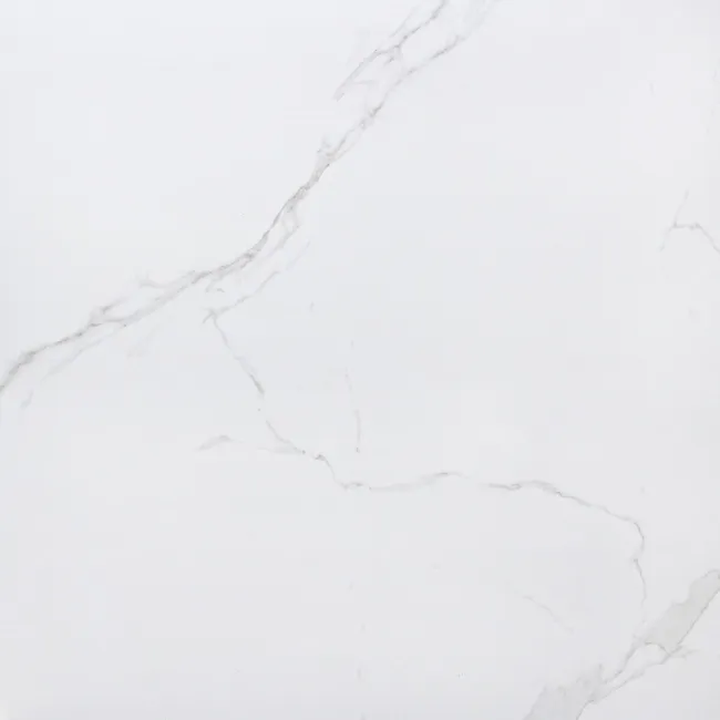 Carrara White Polished Marble Porcelain Floor Tile