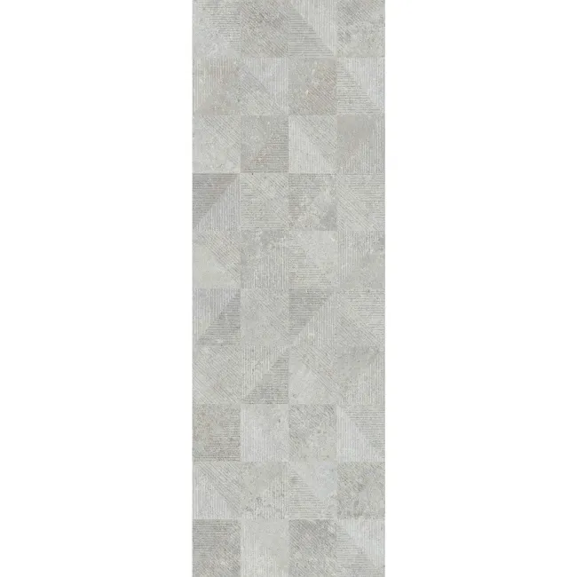 Crassana Decor Grey Concrete Effect Matt Ceramic Wall Tile