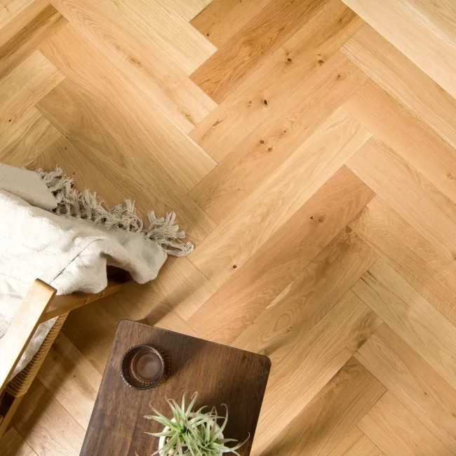 Delamere Herringbone Classic Oak Engineered Wood Flooring 13mm Oiled