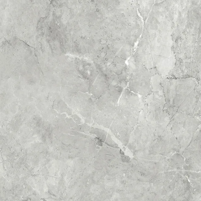 Immense Grey Stone Effect Polished Porcelain Floor Tile