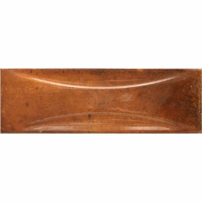 Luma Burnt Orange Gloss Decor Ceramic Wall Tile