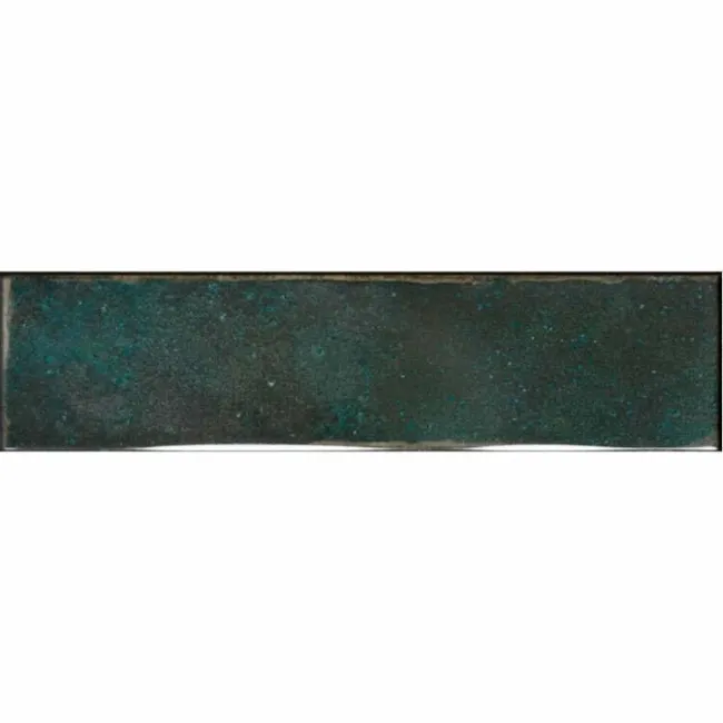 Style Emerald Green Brick Effect Gloss Ceramic Wall Tile
