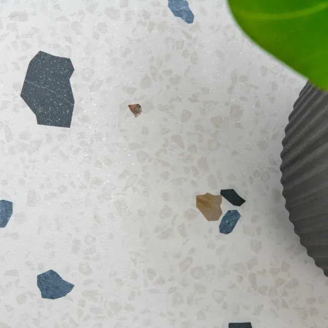 Trend White Terrazzo Multicolour Wall and Floor Tile