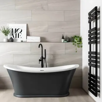 Burlington Stone Effect Grey Matt Ceramic Wall Tile