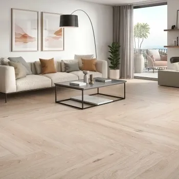 Tejos Greige Porcelain Wood Effect Floor Tile