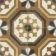 Osborne Marron Victorian Patterned  Matt Ceramic Floor Tile