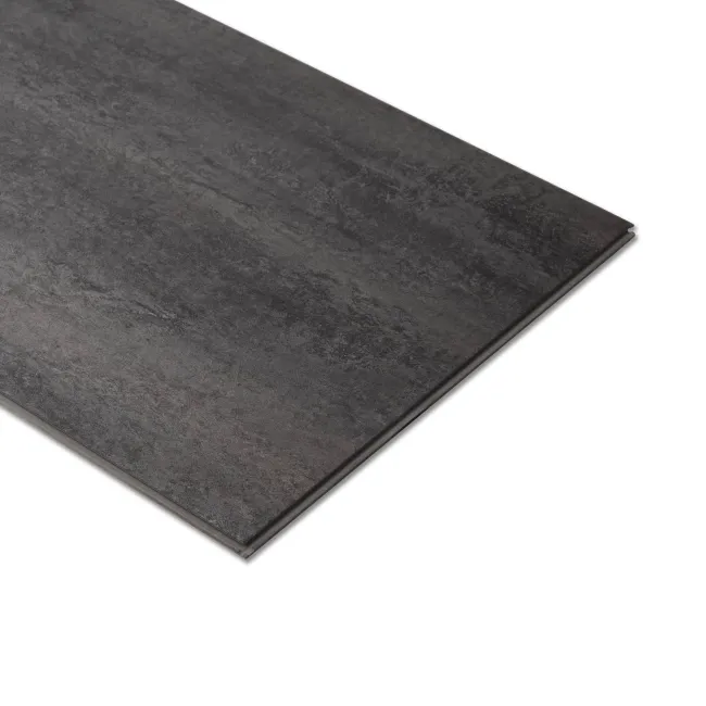 Antalya Anthracite Stone Tile Luxury Click Vinyl Flooring 6mm