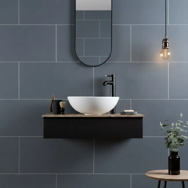 Paradise Blue Matt Ceramic Wall Tile