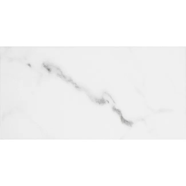 Carrara White Marble Effect Matt Brick Wall Tiles